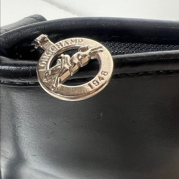 Vintage Longchamp Roseau leather cross body bag - Picture 4 of 8